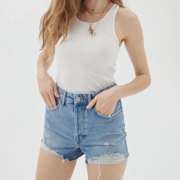 Urban Outfitters Pants - BDG Urban Outfitters Women's High-Waisted Summer Cutoff Blue Denim Shorts